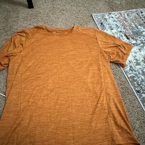 REI Men's Heathered Orange Short Sleeve Tee